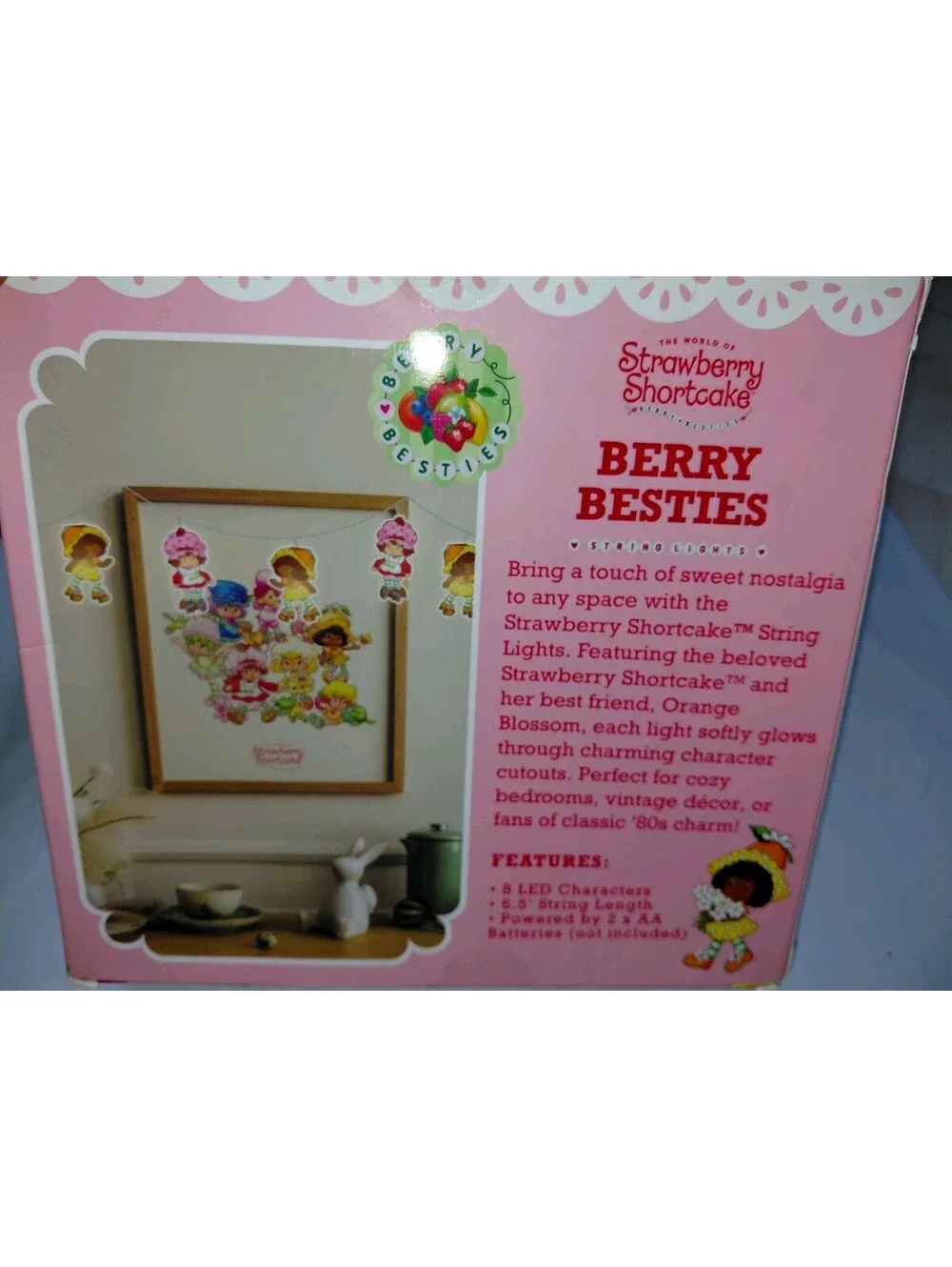 Strawberry Shortcake String Twinkle Lights Warm White LED